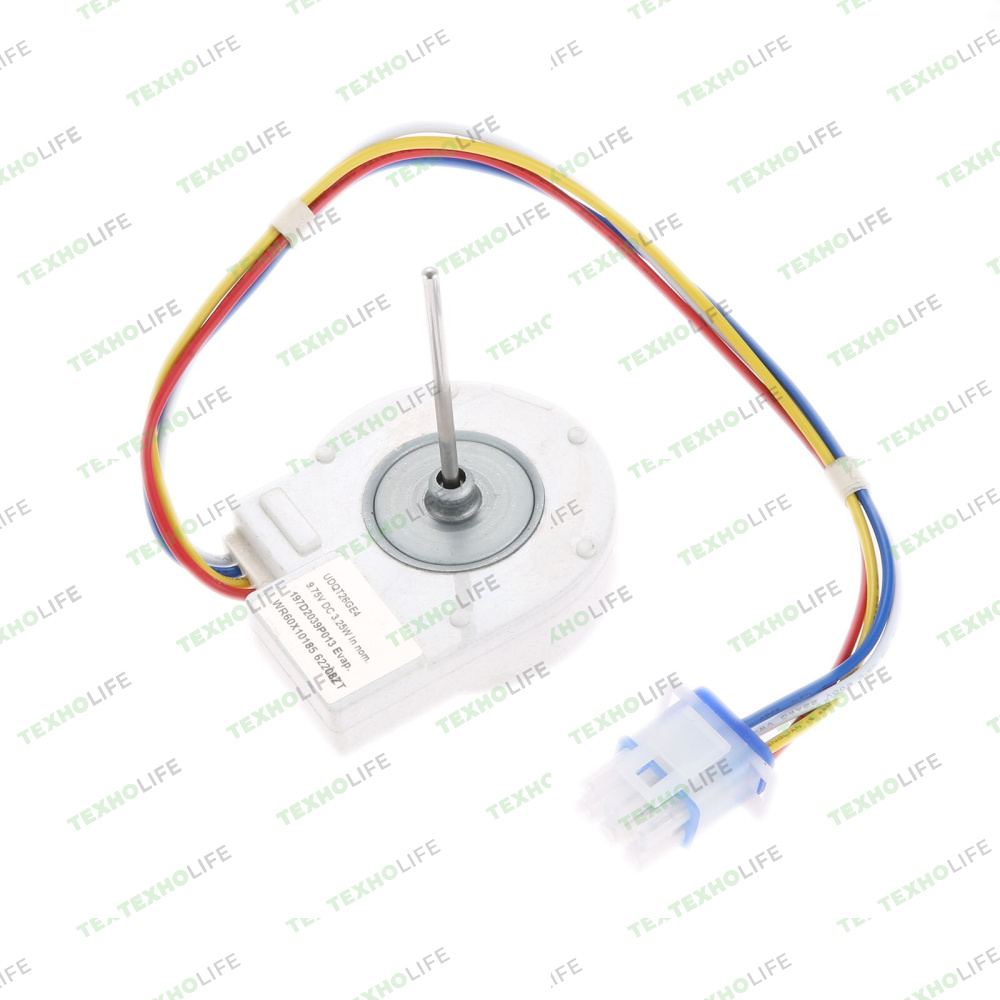 Вентилятор для холодильника, Ariston, Whirlpool, General Electric, 3.25W, 9.75V, WR60X10185