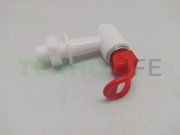 Кран кулера, KL003, наружняя резьба (красный) Кран кулера, KL003, наружняя резьба (красный)