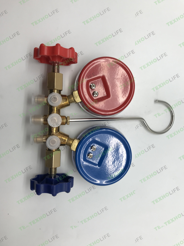 Коллектор манометрический CT-636 (2 вент., без защиты R-12, R-22, R134, R404) Ø68мм