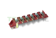 Клеммная колодка электрической плиты, 6 контактов 41A/450V, Ariston, Indesit, OTB009UN