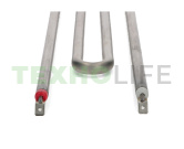 ТЭН для стиральной машины MIELE, 2100W, 295x225мм, комплект 2 резинки (с отв и без), 6260483, HTR004