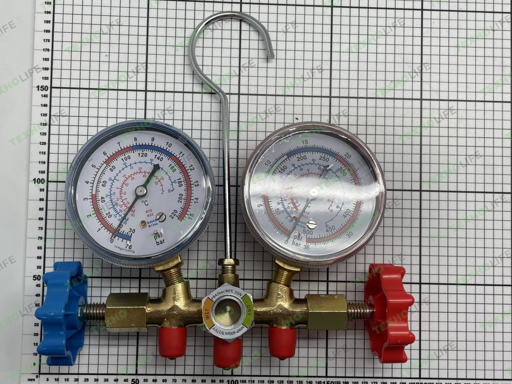Коллектор манометрический CT-536 (2 вент., без защиты R-12, R-22, R134, R404) Ø68мм