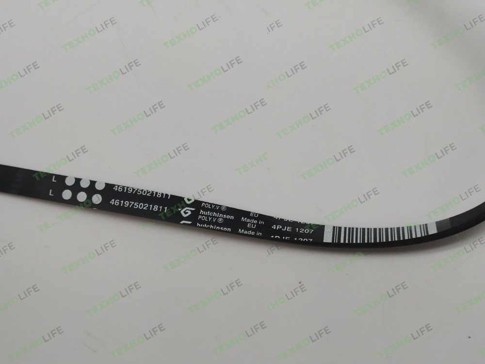 Ремень для стиральной машины, 1207 J4 EL, Hutchinson,  Ariston, Indesit, Whirlpool, 481235818204