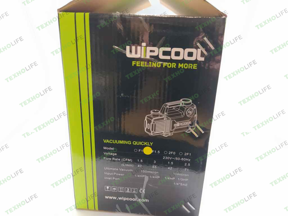Вакуумный насос 1-ст WIPCOOL F1.5 (85 л/мин)