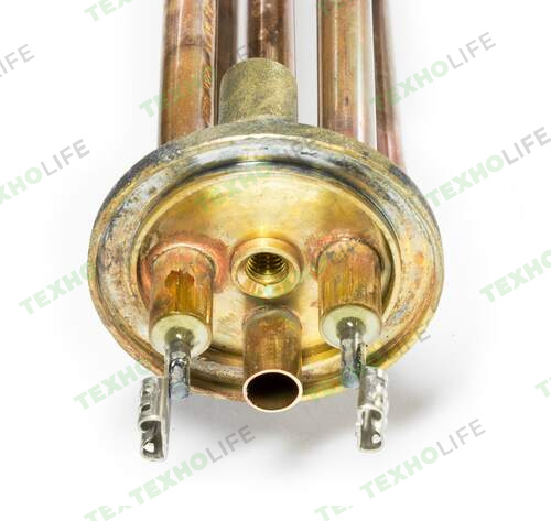 ТЭН водонагревателя, 1500W, фланец прижимной, RCA, 3401242, отверс под анод М6, RIC, WTH012UN