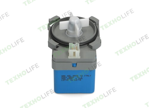 Насос стиральной машины, 30W, на 4-ех защелках, фишка вперед, Bosch, Siemens, PMP023BO