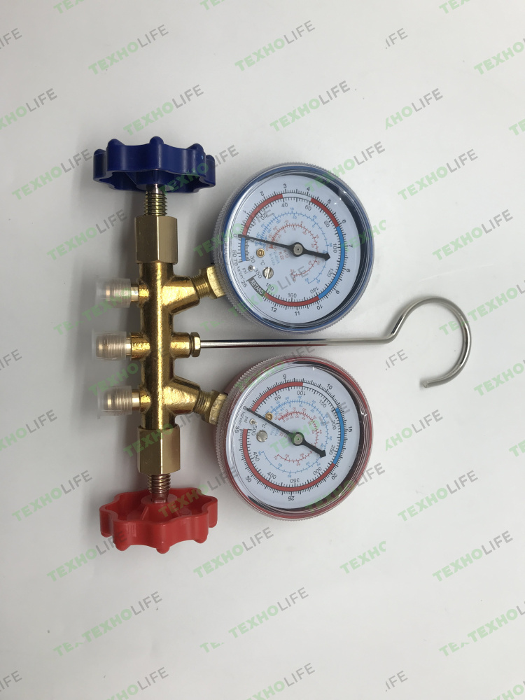 Коллектор манометрический CT-636 (2 вент., без защиты R-12, R-22, R134, R404) Ø68мм