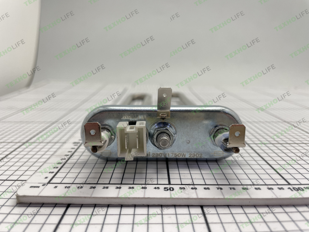 ТЭН стиральной машины, 1750W, L-180мм, прямой с датчиком, Атлант, Electrolux, 903468420121