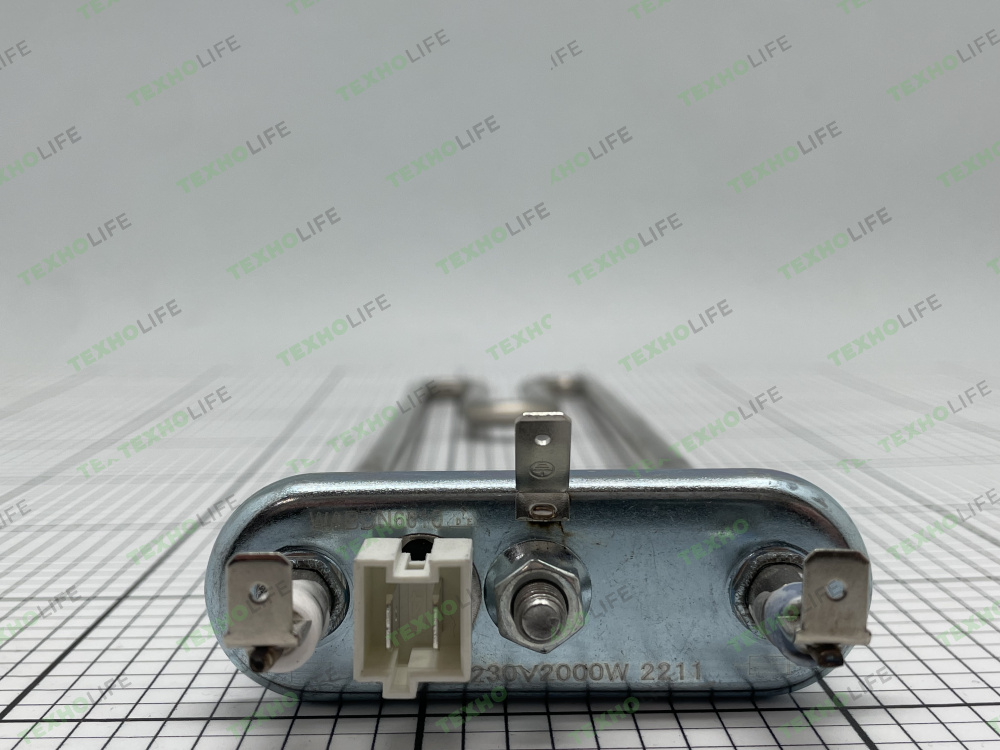 ТЭН стиральной машины, 2000W, L-275мм, c датчиком, Атлант, 908092001633, Kawai