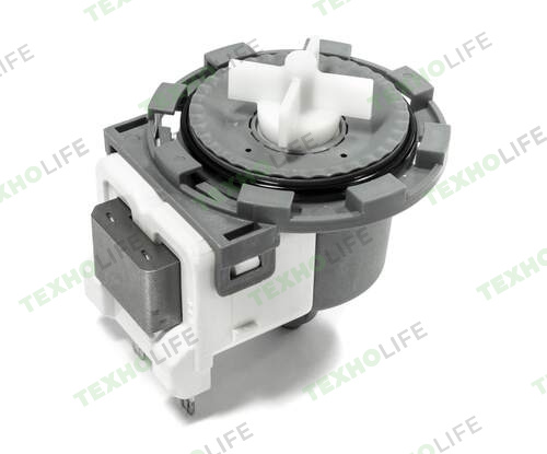 Насос стиральной машины, HANYU, 30W,на 8 защелках, клеммы назад раздельно, 9010209, PMP525UN,AV54509