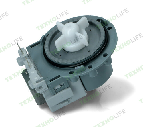 Насос стиральной машины, HANYU, 30W, на 3-ех винтах, клеммы вперед, 9010210, PMP526UN