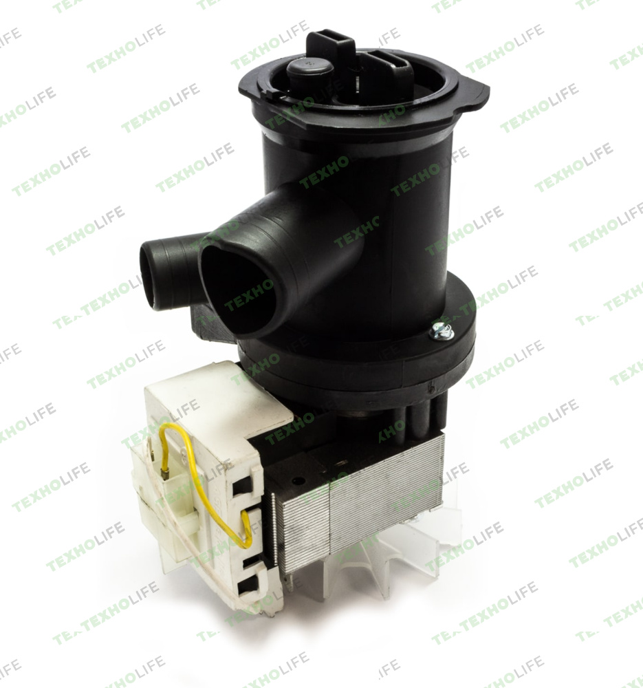 Насос стиральной машины, PLASET, 90W, на 3-ех винтах, фишка, 1.47.012.20 на модели Ariston AD5409