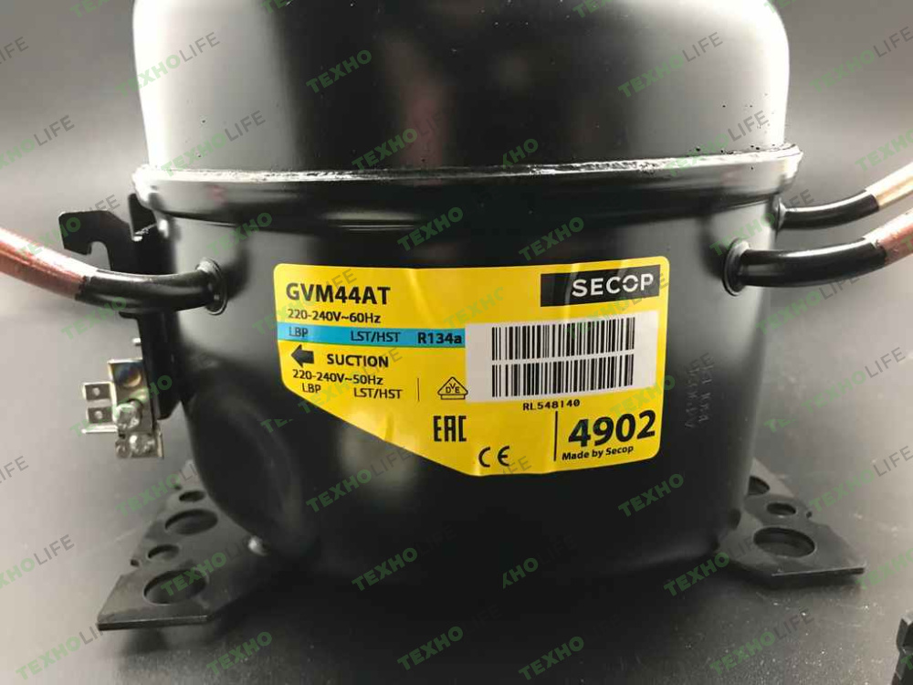 Компрессор Secop GVM44AT (Вт при -23.3°) 134 Вт, R134