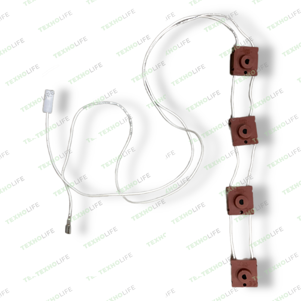 Блок кнопок электророзжига Дарина 4-х кнопочный для плит (DS4-71-50) Блок кнопок электророзжига Дарина 4-х кнопочный для плит (DS4-71-50)