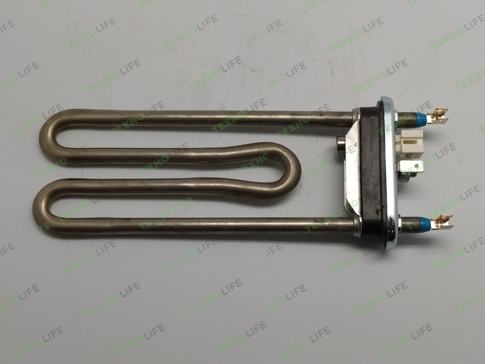 ТЭН стиральной машины, 1400W, L-184мм, c датчиком, Electrolux, Zanussi, Aeg, 1321819219