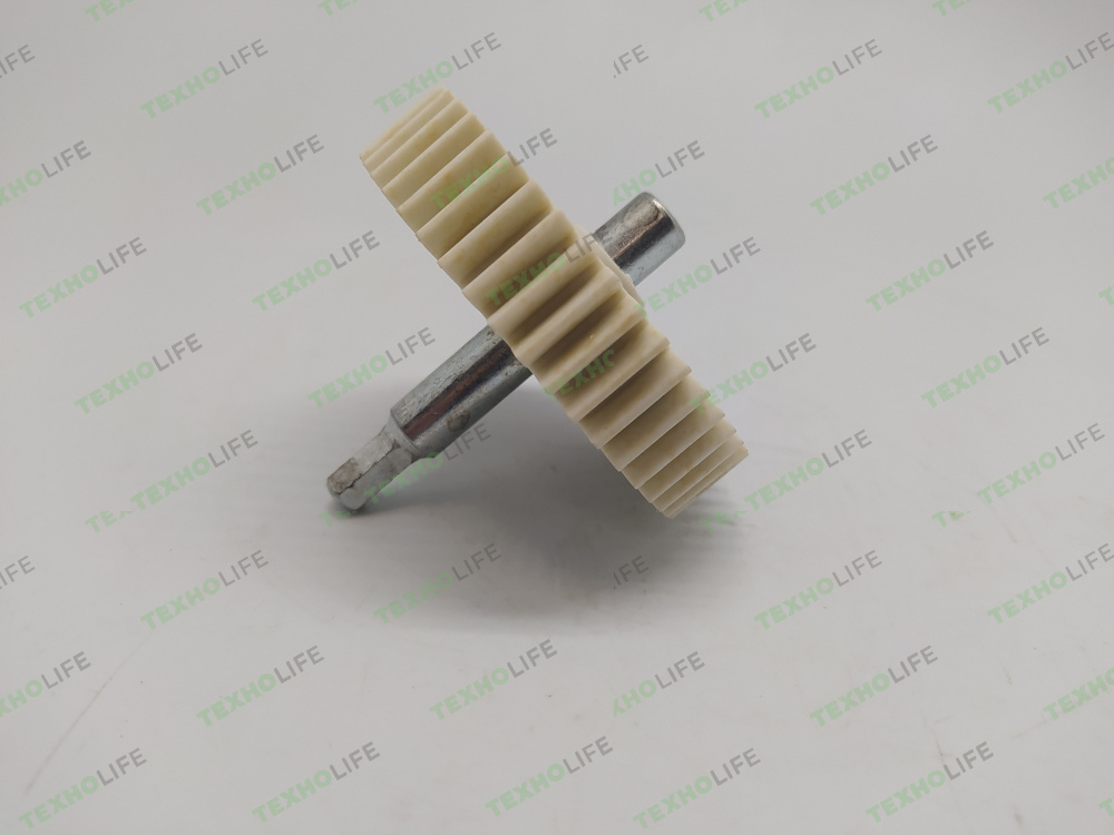 Шестерня с метал.валом шестигр.-8mm, D=82/20/12mm, H77/34/17, зуб-46шт(прямые), Panasonic, P