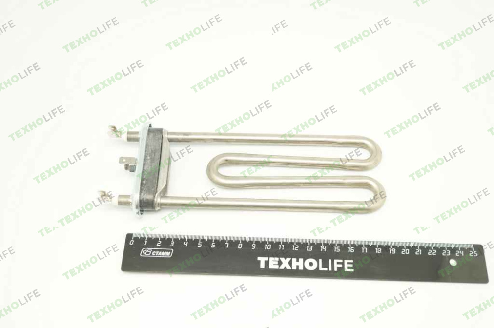 ТЭН стиральной машины, 2000W, L-190мм прямой б/о ZANUSSI 50680676009 ZN5119 аналог 1.40.005.16 IRCA