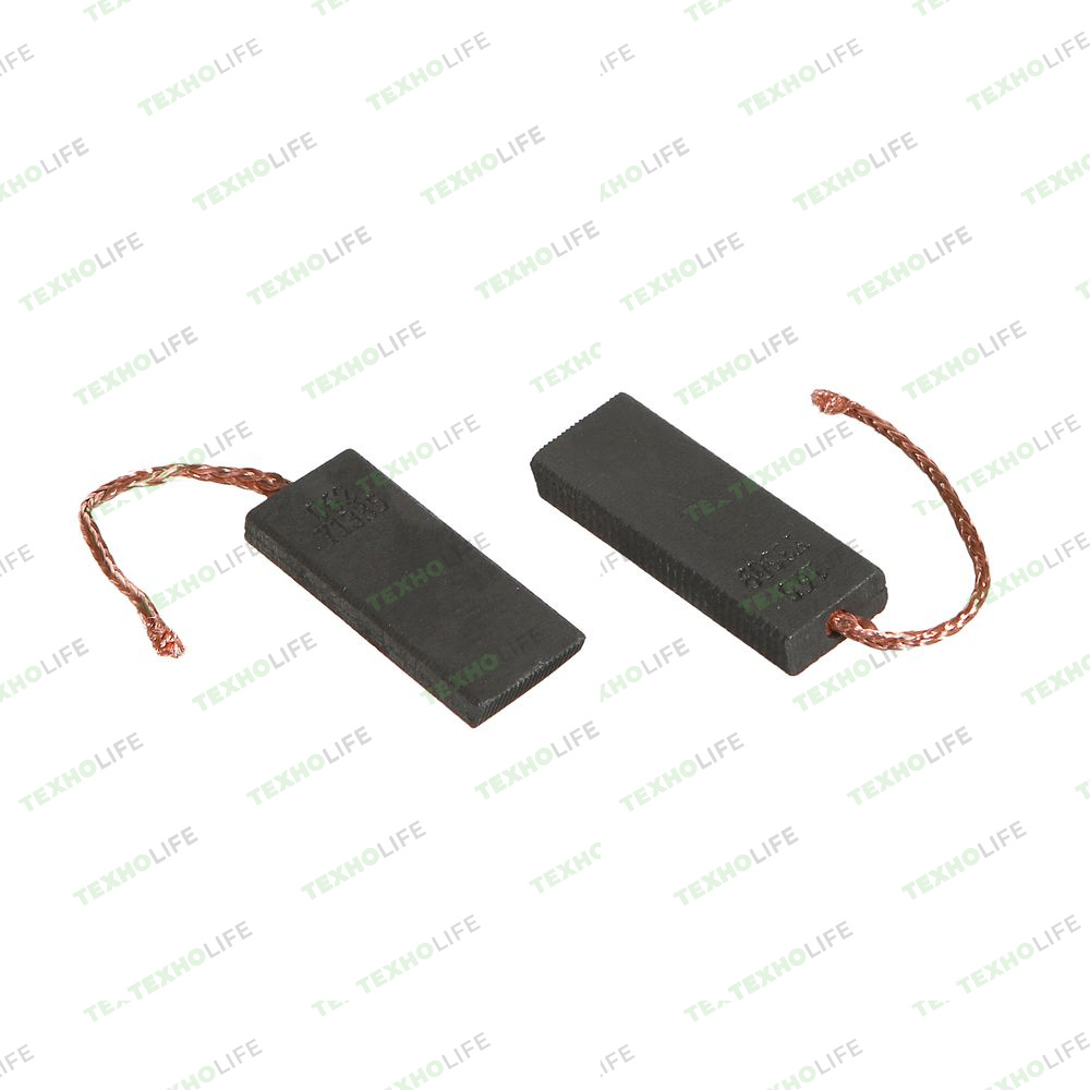 Щетки электродвигателя стиральной машины, 5*13,5*36мм, сэндвич, провод от центра, G143, качественные