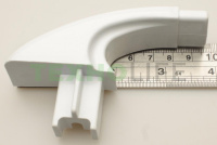 Крепление ручки двери духовки, Гефест 300, 300.03.0.005-01, правое, белое