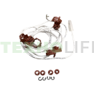 Блок кнопок электророзжига "DARINA", 4-х кнопочный, для вар. поверхностей (152.SD405)