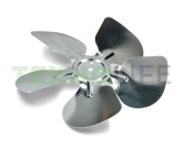 Крыльчатка вентилятора холодильника, 200 мм / 22° (металл)