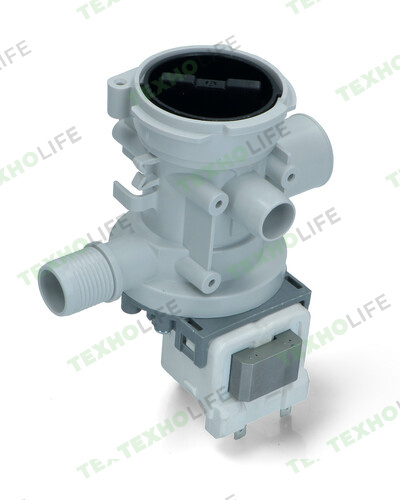 Насос стиральной машины, HANYU, 30W, на 3-ех винтах, с улиткой, Samsung, DC90-11110K, PMP002SA