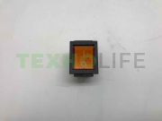 Выключатель желтый KCD4 16А 250V, 20A 125V (4-х контакт.) клавишный