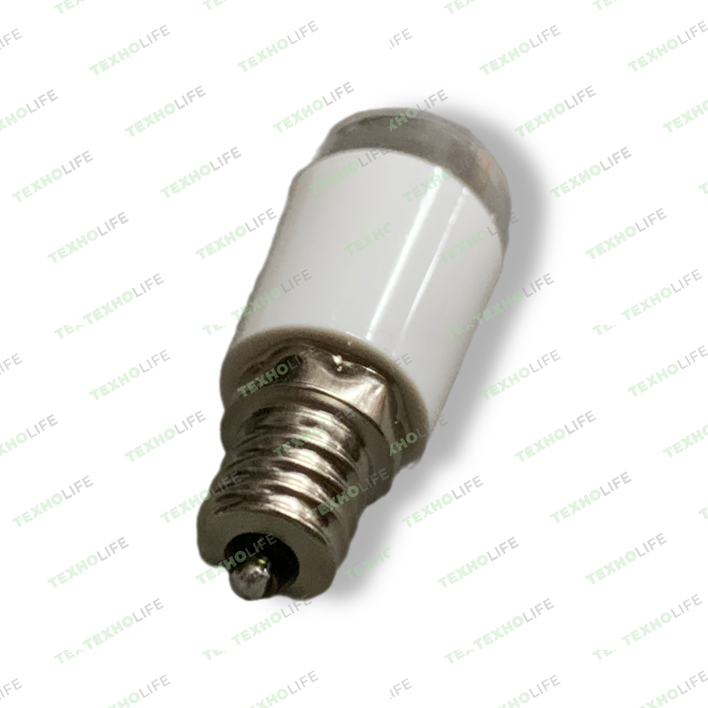 Лампа для холодильника, 6500К, 0.7W 230V, E12, LED, светодиодная