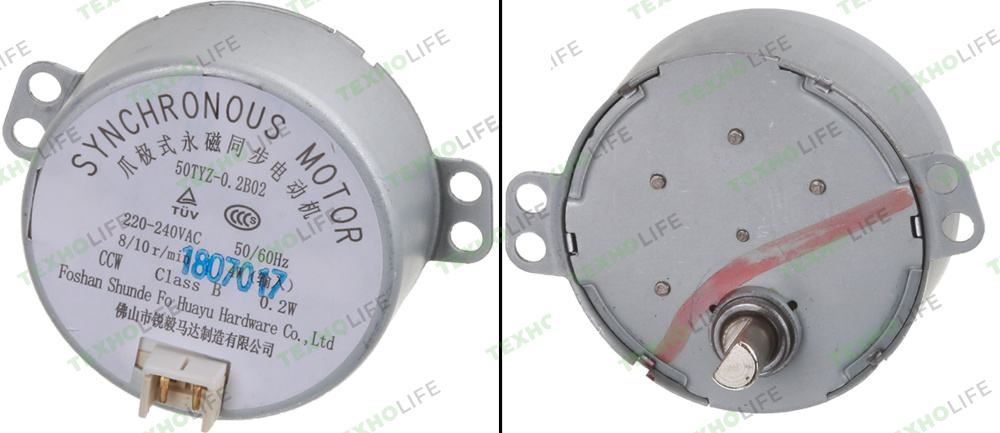 Двигатель вращения тарелки СВЧ, 220-240V, 0.2W Двигатель вращения тарелки СВЧ, 220-240V, 0.2W