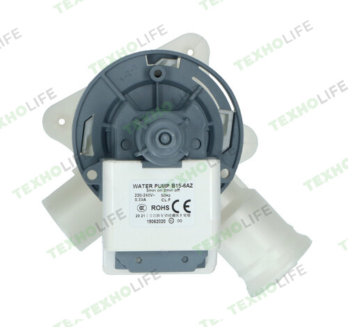 Насос стиральной машины, Bosch, Siemens, 30W, (3 защелки, фишка вперед, с улиткой) PMP040BO