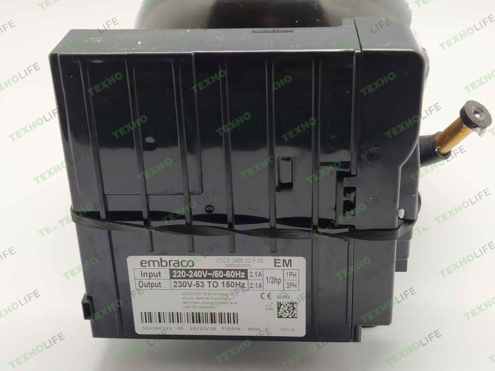 Компрессор для холодильника Haier Embraco VEMY9C инверторный с платой  0060702332