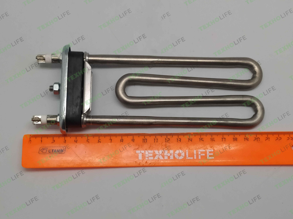 ТЭН стиральной машины, 1600W, L-171*130мм, с отв. под датчик, LG, AEG33121513, KAWAI