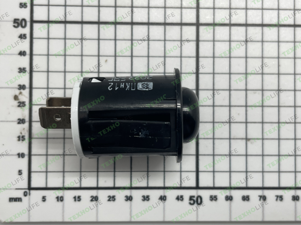 Кнопка подсветки ПКН-12 черная для духовки Gefest, King, Flama, Омичка Кнопка подсветки ПКН-12 черная для духовки Gefest, King, Flama, Омичка