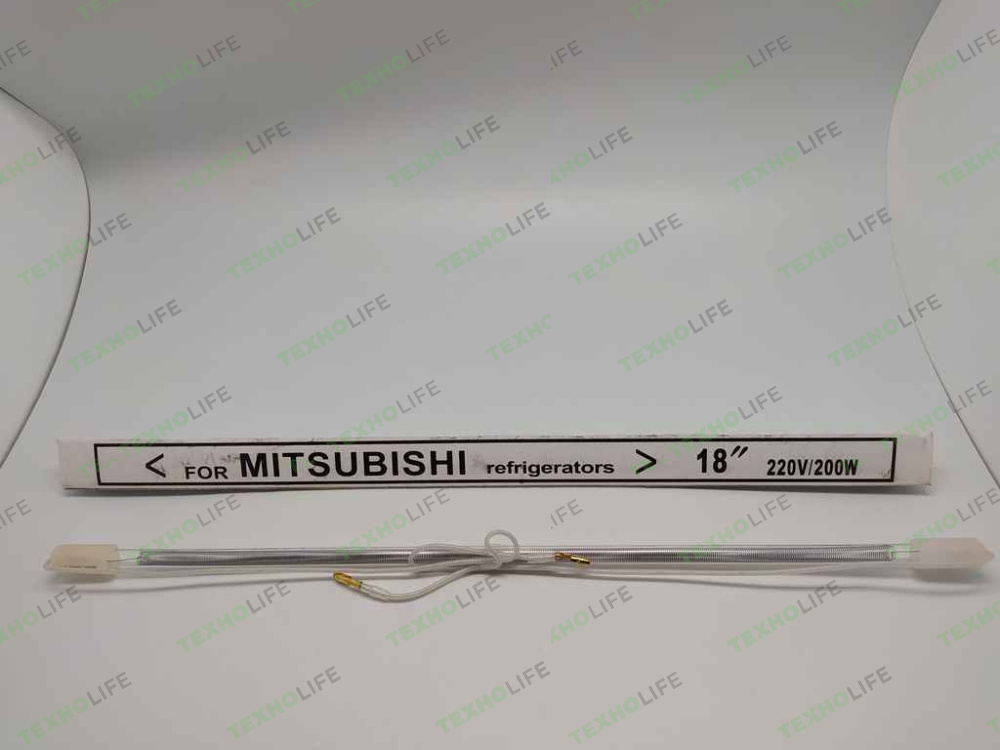 ТЭН трубчатый СТЕКЛО, 18" 220V/200W (длина 450мм)