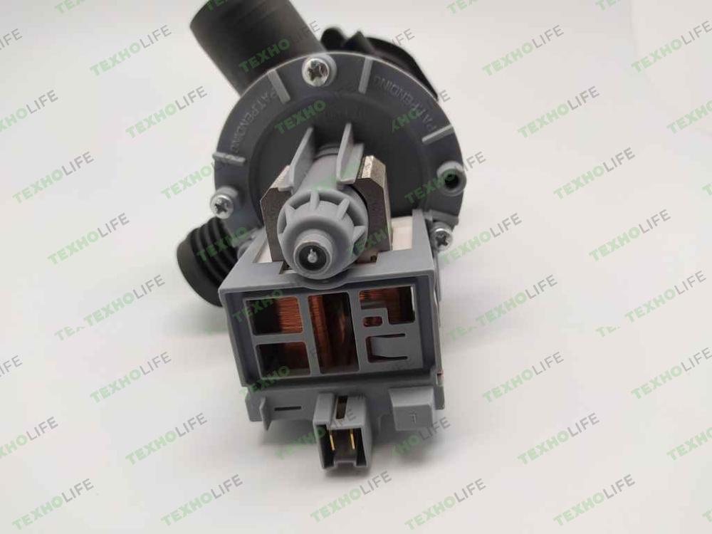 Насос стиральной машины, Askoll, на 3-ех винтах, фишка назад, Hotpoint-Ariston, с улиткой и фильтром