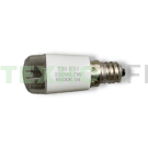 Лампа для холодильника, 6500К, 0.7W 230V, E12, LED, светодиодная