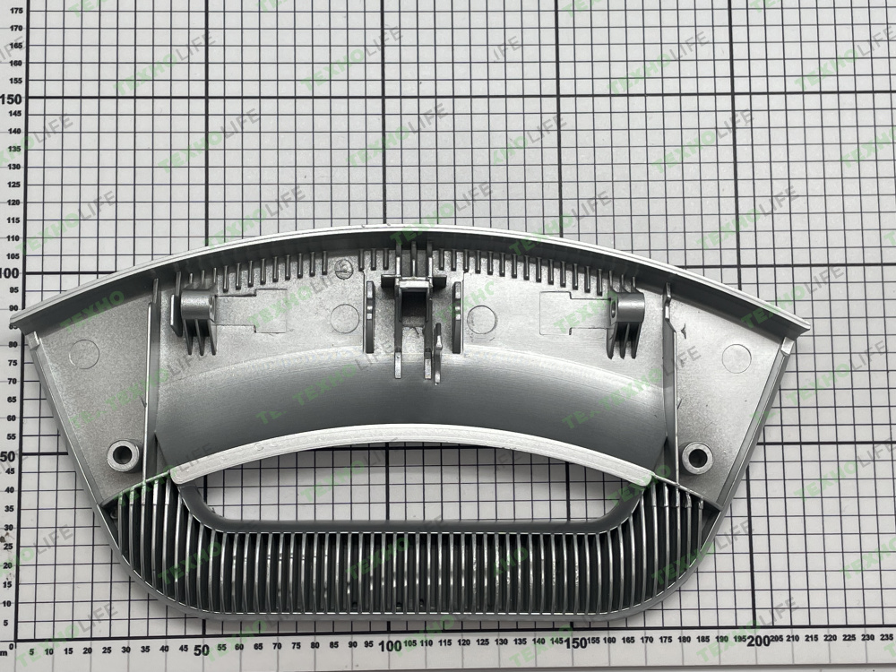 Ручка люка стиральной машины, Hotpoint Ariston, C00287391, серебро, аналог