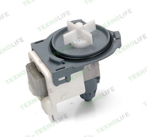 Насос стиральной машины, HANYU, 30W, 3 защелки, клеммы назад раздельно со скосом VE 5402, PMP003VE