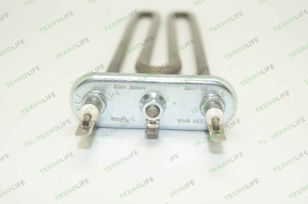 ТЭН стиральной машины, 2500W, L-248x190мм. Bosch, Siemens, 075794