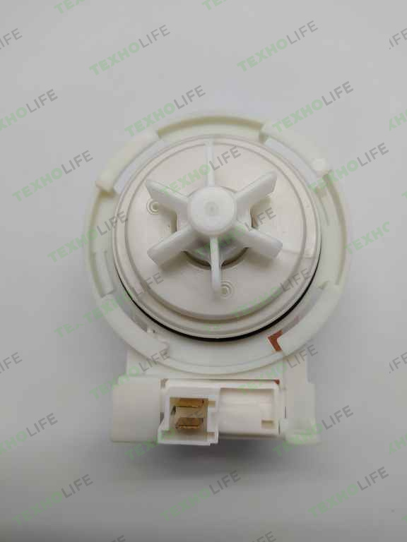 Насос стиральной машины, Copreci, 30W, на 4-ех защелках. фишка вперед, Bosch, PMP035BO