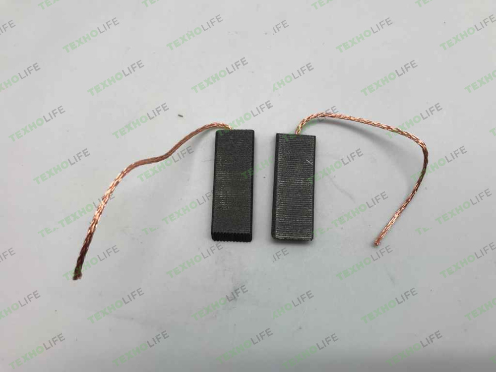 Щетки электродвигателя стиральной машины, 5*13,5*35мм, сэндвич, провод от центра