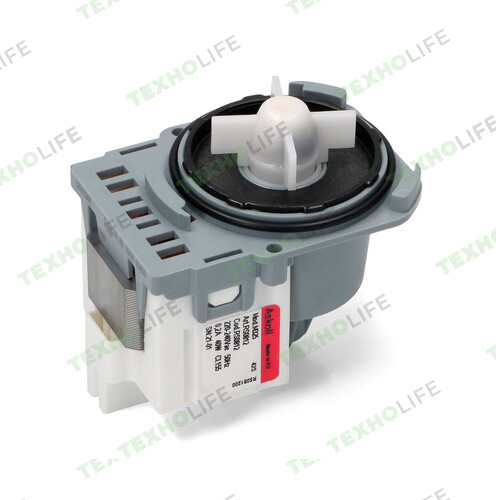 Насос стиральной машины, Askoll, 40W, 3 защелки, фишка назад, Electrolux, Zanussi, AEG, PMP003UN