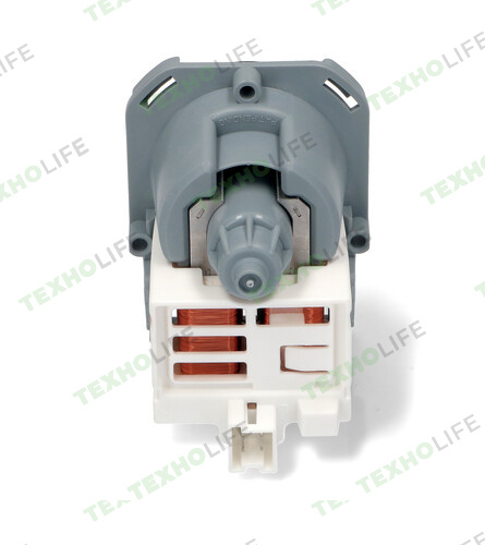 Насос стиральной машины, Askoll, 40W, 3 защелки, фишка назад, Electrolux, Zanussi, AEG, PMP003UN
