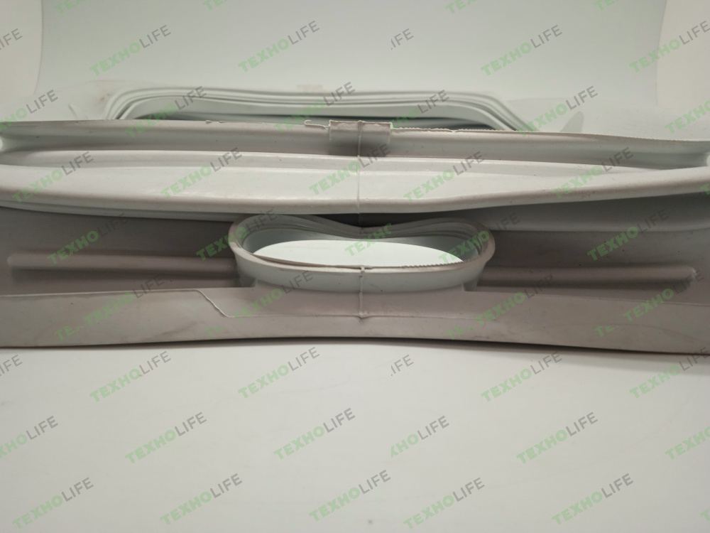 Манжета люка стиральной машины, Indesit, Ariston, Whirlpool, вертик.  481246668596, GSK013WH