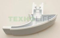 Крепление ручки двери духовки, Гефест 300, 300.03.0.005, левое, белое