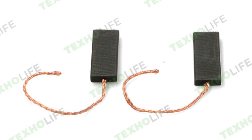 Щетки электродвигателя стиральной машины, 5*12,5*35мм, провод от центра, CAR011UN