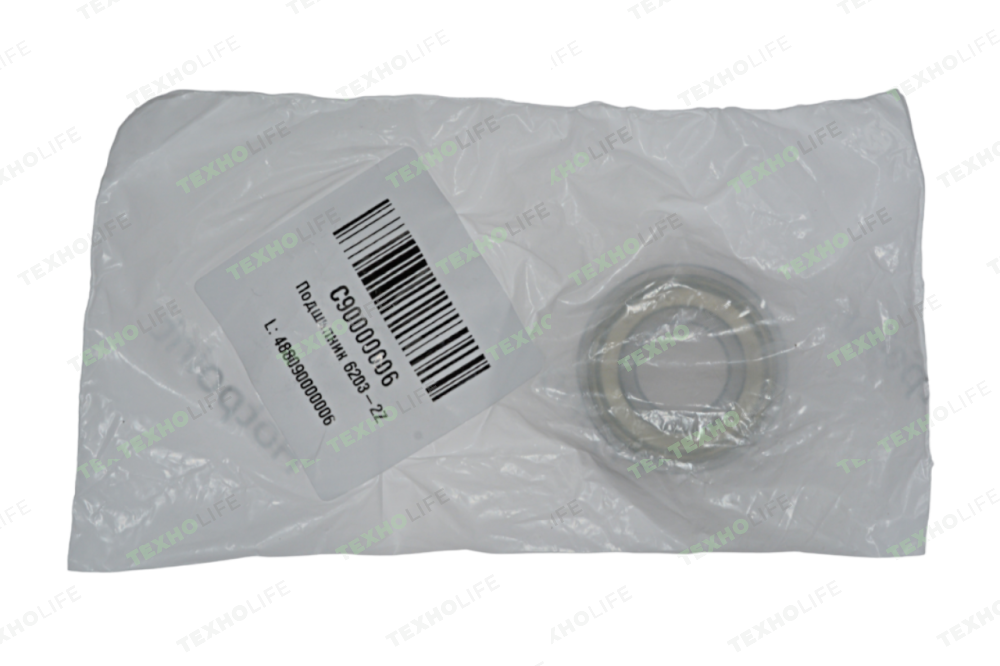 Подшипник 6203 ZZ (17*40*12) WUXI WHRBC, оригинальная упаковка Indesit, Китай
