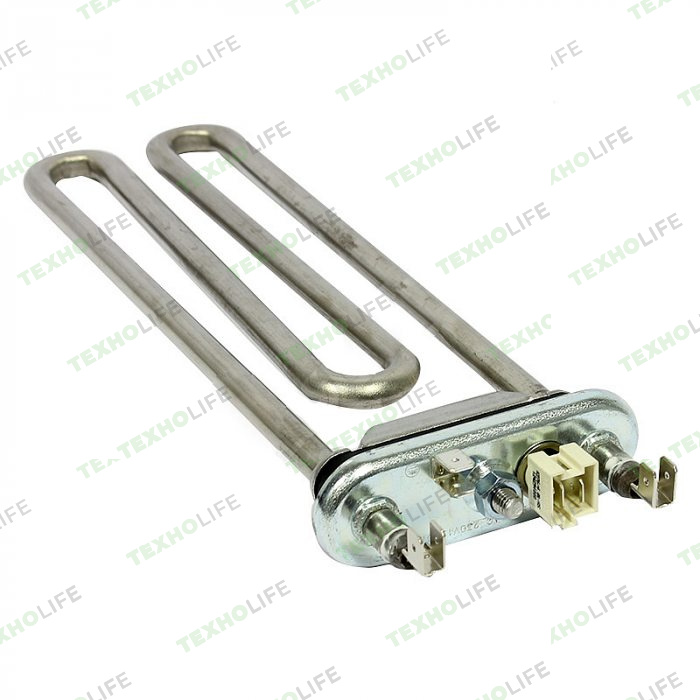 ТЭН стиральной машины, 1950W, Zanussi, c датчиком, L230mm,  00201278, Kawai