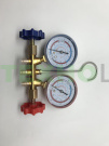 Коллектор манометрический CT-636 (2 вент., без защиты R-12, R-22, R134, R404) Ø68мм