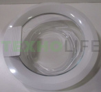 Люк стиральной машины, Beko, 2456500100, в сборе, белый